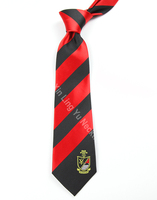 Corbata con Logotipo Personalizado OEM, Logotipo Bordado en la Punta, Corbata de Uniforme a Medida, Corbatas Personalizadas para Club, Diseño Gratuito, Corbatas Personalizadas