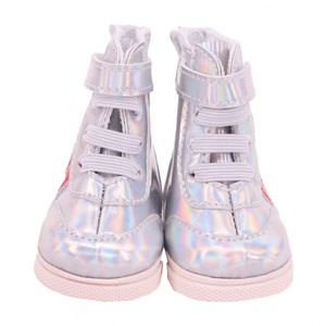 Accessoires pour poupées de 18 pouces, chaussures laser, bottes en <span class=keywords><strong>cuir</strong></span> pour poupées de 43 cm - Product Image 2
