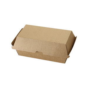 Caja Rectangular Desechable para Comida para Llevar, de Cartón Corrugado de Grado Alimenticio, para Hamburguesas y Comida Rápida, con Revestimiento Interior Laminado - Product Image 2