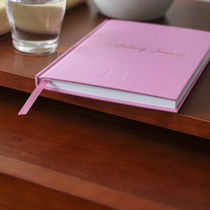Logo tùy chỉnh thiết kế tùy chỉnh bìa cứng A5 màu hồng Linen Bìa tự cải thiện lòng biết ơn Chánh Niệm biểu hiện Tạp Chí - Product Image 6