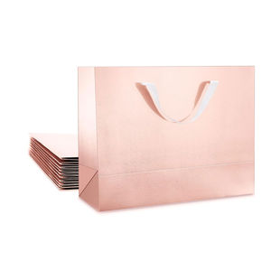 Custom Luxury Eco-Friendly Kraft Paper <b>Packaging</b> Bag with Reusable Laminated Logo <b>and</b> Premium <b>Printed</b> <b>Design</b> for Retail Gift - Product Image 2