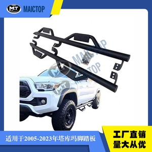 อุปกรณ์ตกแต่งรถยนต์สำหรับรุ่น Tacoma สีดำ ปี 2005-2020 รวมถึงแป้นเหยียบและบันไดข้างเสริม - Product Image 5