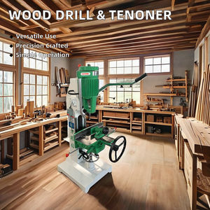 Máquina Automática para Taladrar y Espigar Madera Pequeña con Orificios Cuadrados, Máquina para Hacer Mortajas Cuadradas, Nueva Condición, Componentes Principales: Motor - Product Image 2