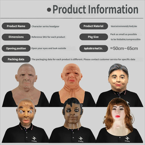 Serie di Maschere per Giochi di Ruolo, Maschere per Balli in <span class=keywords><strong>Maschera</strong></span> e Streaming Live, Accessori per Feste di Halloween - Product Image 3