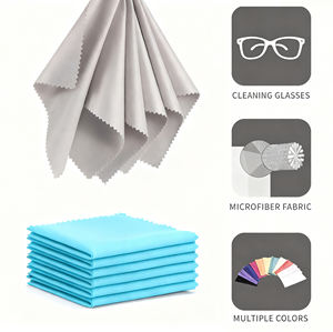 Chiffon de nettoyage en microfibre d'<span class=keywords><strong>entretien</strong></span> de lunettes avec impression de logo personnalisé en gros d'usine pour lunettes et <span class=keywords><strong>lentilles</strong></span> - Product Image 1