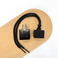 Diffuseur de parfum pour voiture KANGAROO vide à suspendre, diffuseur d'huiles essentielles, pendentif aromathérapie, verre dépoli mat 8ml