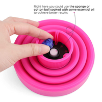 Diffuseur de cheveux pliable en silicone pour sèche-cheveux, accessoire de salon de coiffure pour cheveux bouclés