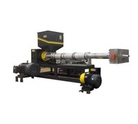 Ligne d'extrusion-granulation automatique à vis unique, granulateurs plastiques à double étage, machine de recyclage de déchets plastiques