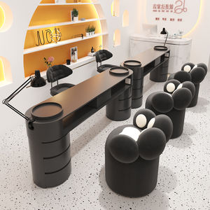 Estación de <span class=keywords><strong>Manicura</strong></span> al Vacío Tipo Crema con Enchufe y Lámpara UV, Estación Completa para Una/Dos/Tres Personas - Product Image 3