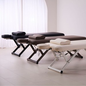 <b>Portable</b> Folding Massage Bed Medium Density Sponge Black White Brown For Beauty Salons Spas And Commercial Use - Product Image 1