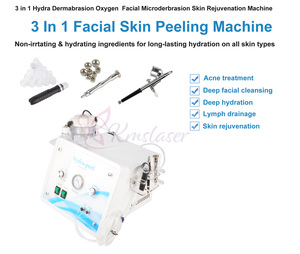 3 en 1 Hydra dermoabrasión oxígeno Spray Facial cuidado de la piel limpiador de agua Aqua hidro de Spa, salón de belleza máquina - Product Image 2