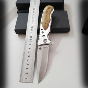 Los más vendidos <span class=keywords><strong>2021</strong></span> Cuchillo <span class=keywords><strong>Ama</strong></span> Cuchillo de regalo de supervivencia Cuchillo de bolsillo con mango de madera Plegable - Product Image 2