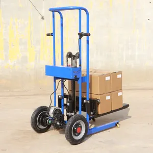 Electric Walking Lifting Tiger Truck Small Forklift Portable Warehouse Loading And Unloading Handling Pile Master Cart