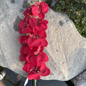 Flores <span class=keywords><strong>de</strong></span> Orquídea Mariposa Artificiales Realistas al por Mayor, Impresas en 3D, <span class=keywords><strong>de</strong></span> <span class=keywords><strong>Seda</strong></span> y Alambre, Arreglos Florales Artificiales Modernos para Bodas y Hogar - Product Image 3