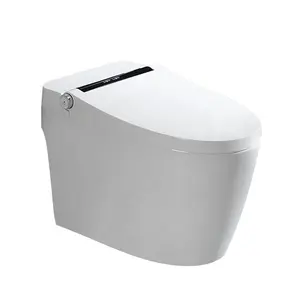 Japanese smartphone universal warm soft washable toilet tankless heated smart toilet bidet seat with spa massage function