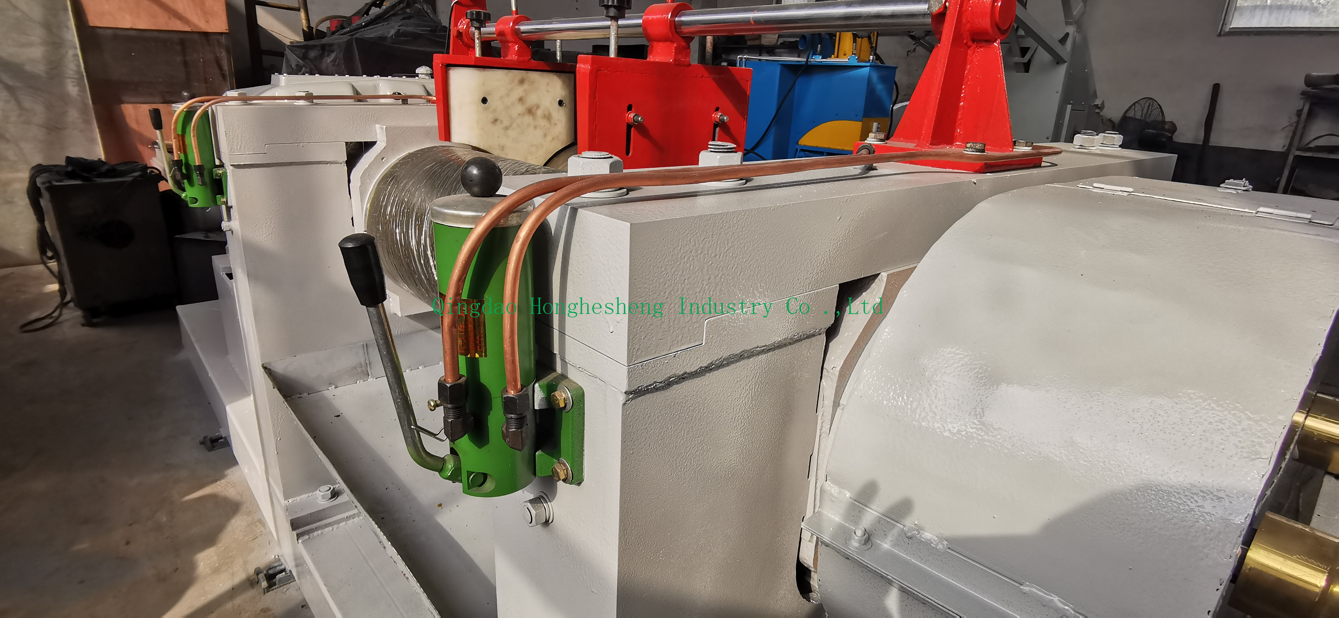 Hard Tooth Bearing  Rubber Two roll mixing mill machine XK400 16inch mixing mill machine