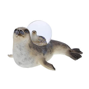 Souvenir de plage tropicale avec animaux marins, cadeau de la Floride, <span class=keywords><strong>des</strong></span> Bahamas, de Miami, tortue en résine, <span class=keywords><strong>crabe</strong></span>, boule d'eau, mini lion de mer, globe à neige - Product Image 1