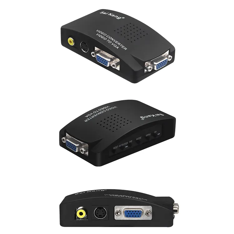 SaiKang — câble d'alimentation audio-<span class=keywords><strong>vidéo</strong></span> 5V ABS, convertisseur de câble AV à <span class=keywords><strong>VGA</strong></span>, adaptateur CATV, HDTV