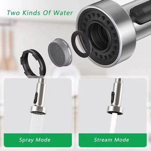 Rubinetto da <span class=keywords><strong>Cucina</strong></span> Moderno Commerciale a Molla con Piedistallo, 2 Funzioni, Estraibile, Acqua Calda e Fredda, <span class=keywords><strong>per</strong></span> Progetti Residenziali - Product Image 4