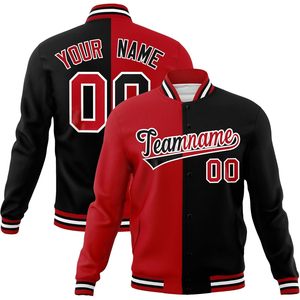 เสื้อแจ็คเก็ตเบสบอลแบบกำหนดเอง แจ็คเก็ต Letterman แบบแยกส่วน เสื้อแจ็คเก็ตกันลมน้ำหนักเบา สำหรับผู้ใหญ่และเยาวชน - Product Image 1