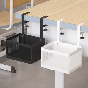 Estante de almacenamiento de escritorio mágico, caja de almacenamiento colgante sin taladro, estaciones de trabajo organizadoras y cesta colgante lateral de escritorio inferior de cocina - Product Image 1