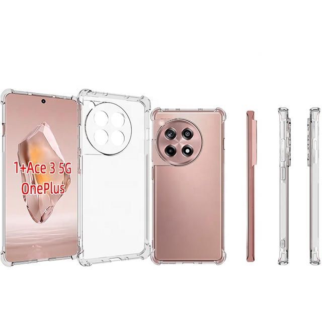 For Oneplus 9 12 Ace 3 5G Tpu Silicone Gel Corner Shockproof Full Clear Case