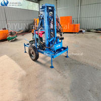 Machine de forage automatique montée sur tracteur pour puits d'eau et mines