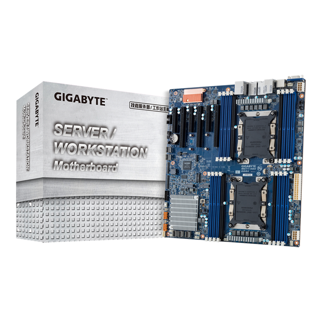 Gigabyte MD71-HB0 Original New Server Motherboard DDR4 Memory E-ATX Form Factor with Integrated Graphics Card