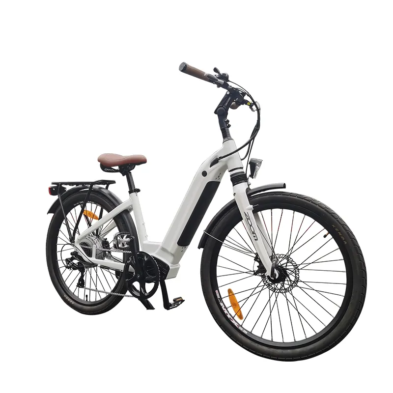 Lantu Ebike 26 inch pedal assist electric step thru city road e bike with 48v hidden battery