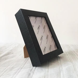 5x7 6x8 8X10 Vitrine avec cadre intérieur <span class=keywords><strong>Fleur</strong></span> sèche en bois Cadre photo 3D avec cadre en verre Shadow Box - Product Image 5