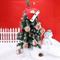 Boules décoratives pour arbre de Noël semi-artisanales, semi-mécaniques, décoration de Noël DIY