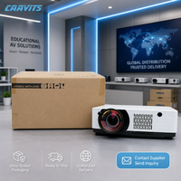 Projecteur laser à courte focale CAAVITS 0.68-0.82 7300 Lumens WUXGA 1920x1200 3LCD Installation professionnelle pour l'éducation Proyector
