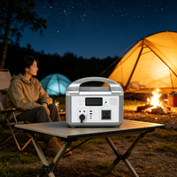 Système solaire portable de camping en plein air, station d'alimentation portable de 600W pour les voyages