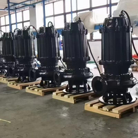 Pompe submersible en fonte WQ pour eaux usées, anti-colmatage, haute pression, haute pression de refoulement, pompe de déshydratation OEM pour travaux municipaux et agricoles