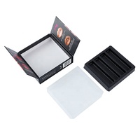 Set de maquillage Boîte d'emballage de rouge à lèvres Boîte de beauté avec couvercle magnétique imprimé personnalisé avec séparateur Boîte rigide en carton pour les soins de la peau