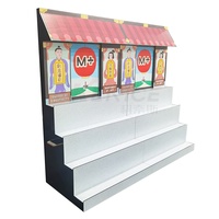 Présentoir de figurines en acrylique écologique personnalisé en usine Vitrine de figurines en PMMA de style moderne et durable pour magasin de détail