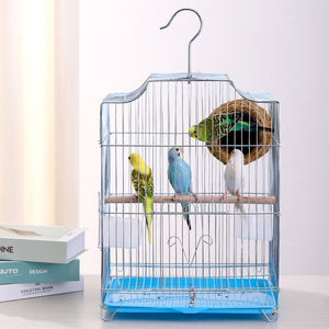 Grande cage à oiseaux pour la reproduction des perroquets avec plateau amovible en fer métallique volière extérieure debout grandes cages à oiseaux - Product Image 1