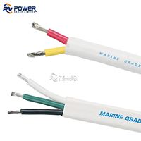 Cable marino blindado de doble núcleo 10/12/14/16 AWG aislamiento de PVC y cable marino de chaqueta personalizado