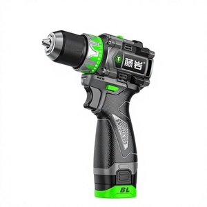 Ex18 Industriequalität Bürstenloser 21V Hochdrehmoment Akku-Bohrschrauber OEM Neues Getriebe Schnellspannbohrfutter LED 2,0Ah Akku Heim-DIY - Product Image 1