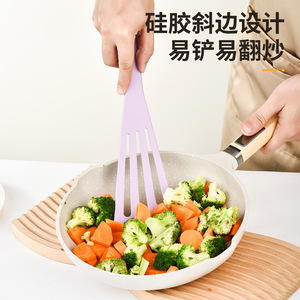 Spatule en silicone antiadhésive résistante à la chaleur pour retourner le poisson et les steaks, ustensile de cuisine, compatible lave-vaisselle, écologique - Product Image 4