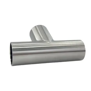 Equal Sanitary Pipe Metal Stainless Conduits Connector Tee Hardware Fitting sanitary tee