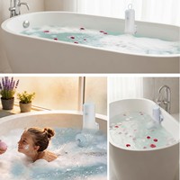 Masseur à jets d'eau portable pour bain, système de spa puissant pour baignoire avec installation facile pour la relaxation à domicile et l'hydrothérapie