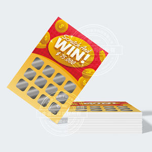 Kostenloses Personalisiertes Design: Hardcover Buch-Rubbellose mit Perfekter Bindung – Umweltfreundlich und Langlebig für „Scratch and Win“-Aktionen in Geschäften - Product Image 4