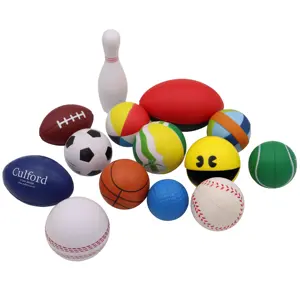 卸売アンチPuリリーフストレスボールカスタムロゴ印刷ストレスおもちゃフィジェットプロモーションフォームストレスボール
