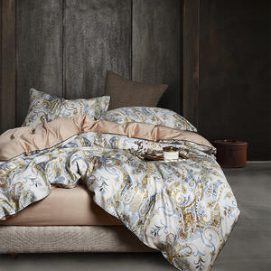 लक्जरी 3 डी मुद्रित बुना हुआ 100% पॉलिएस्टर डवेट कवर 300tc ऑल-सीज़न होम बेडडिंग - Product Image 4