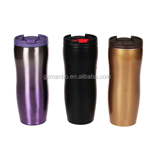 LFGB Certificazione Personalizzata In Acciaio Inox Coibentato Tumbler Tazze di Caffè Con Coperchio - Product Image 1