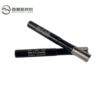 Foret diamanté de 10 mm pour usage humide, pour perçage de trous dans le granit, le quartz et la pierre, foret à noyau, OEM