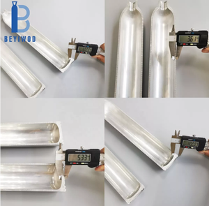 Bouteille de <span class=keywords><strong>gaz</strong></span> CO2 portable haute pression en aluminium 0,6 L avec logo personnalisé, valve Tr21-4, cartouche de carbonateur <span class=keywords><strong>Soda</strong></span> <span class=keywords><strong>Stream</strong></span> pour la maison - Product Image 5