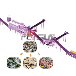 New Plants 50T/Day Construction Waste Treatment Machinery Recycling Plant Sorting Line