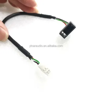 Câble USB original pour <span class=keywords><strong>Peugeot</strong></span> <span class=keywords><strong>307</strong></span> 408 Citroën C4 C5 Connecteur RCA 4 broches Longueur 15cm <span class=keywords><strong>Adaptateur</strong></span> de fil pour <span class=keywords><strong>autoradio</strong></span> - Product Image 1